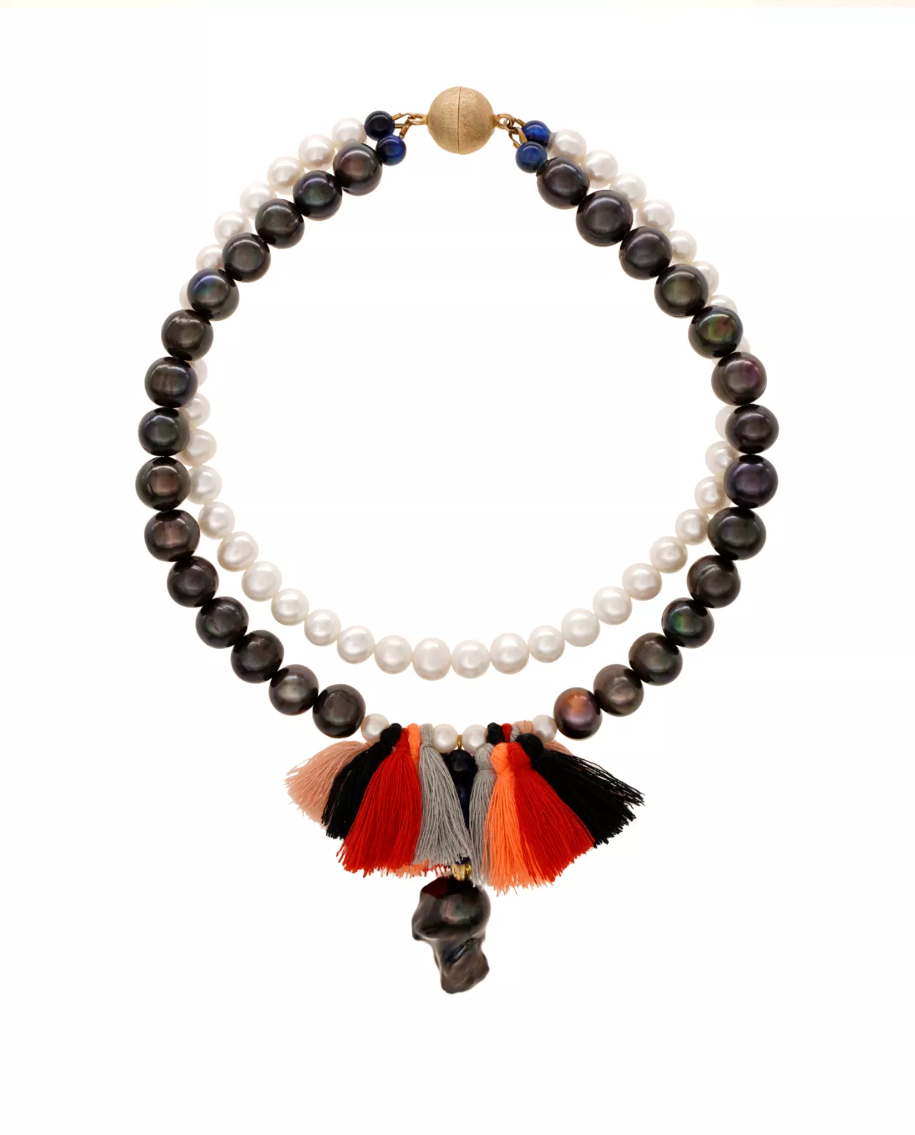 KE_PETH_dark and white PESU_with tassels Pocahontas Noire - Image 1