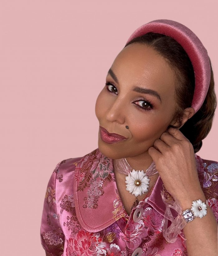 petite fleur armband aus südseeperlen, pink opal & edelsteinen | maëla schmuck