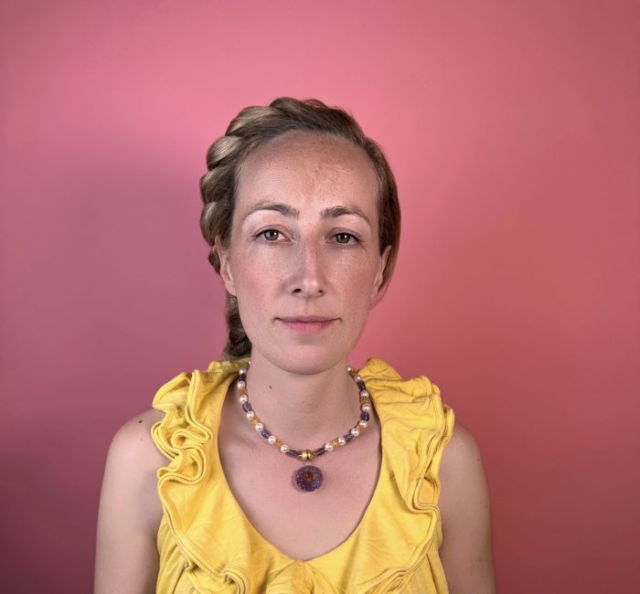 floraison violette – collier mit amethyst, citrin und süßwasserperlen | maëla jewellery